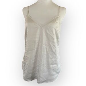 White House Black Market White Swing Cami Top Lace XS Casual Dressy